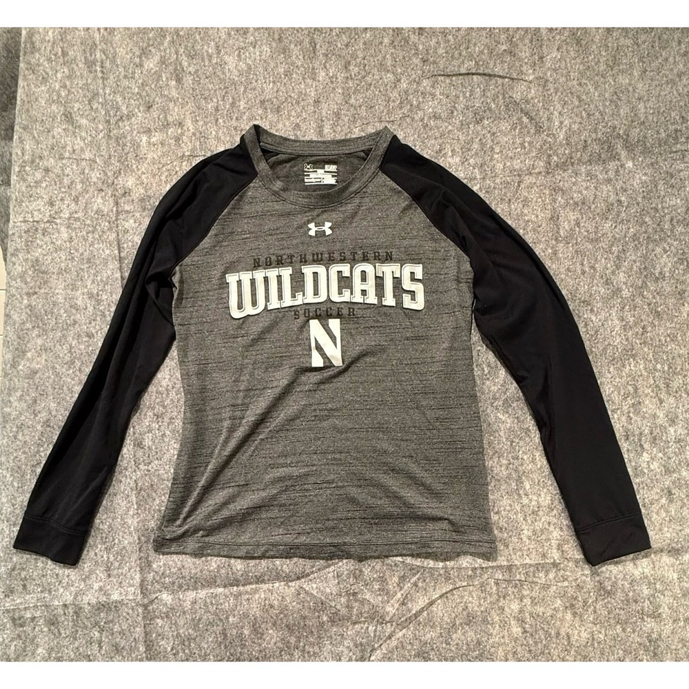 Under Armour Heat Gear Northwestern Wildcats‎ Longsleeve Shirt Size Small
